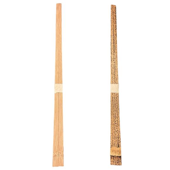 Vintage Japanese Bird & Bamboo Lacquer Plate Chopstick Boxed Set - Picture 5 of 7